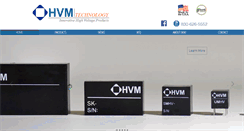 Desktop Screenshot of hvmtech.com