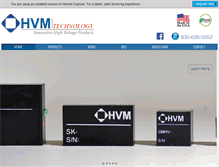 Tablet Screenshot of hvmtech.com